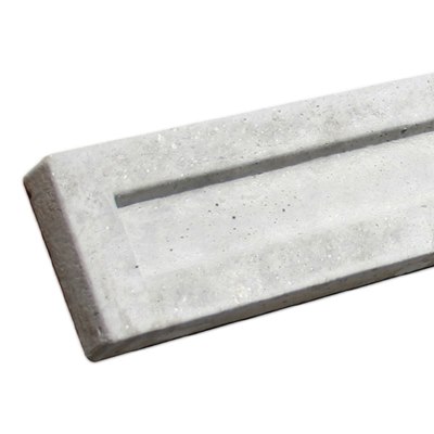 1.83m (6') x 150mm Supreme Concrete Recessed Gravel Board