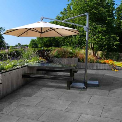 Seran Porcelain 900 x 600mm Charcoal Single Slab