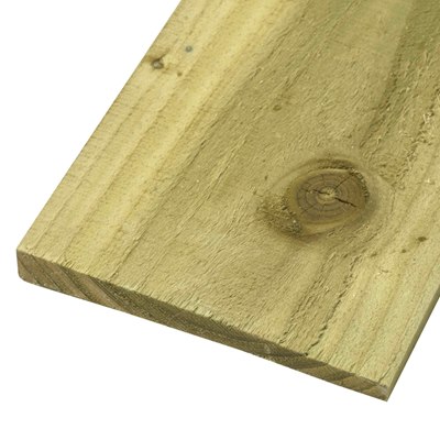 1.65m  x 125mm Green Treated Featheredge 