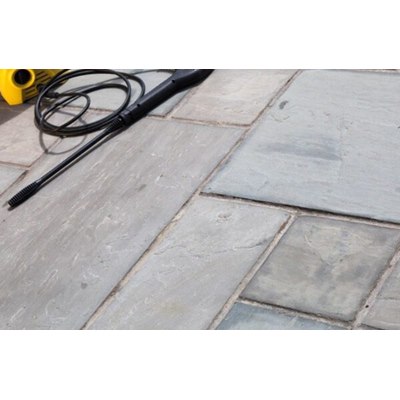 Kandla Grey Indian Sandstone  900mm x 600mm Slabs - 22mm Calibrated 