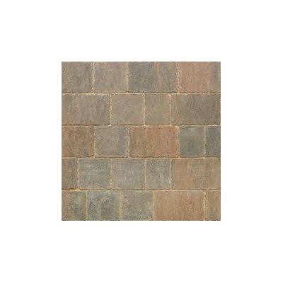 Stonemarket Trident Paving - 3 Mixed size Project Pack 9.73m2 Burnt Ochre