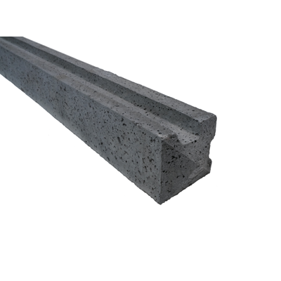 2.7m Concrete Slotted Intermediate Corner Post [9ft]