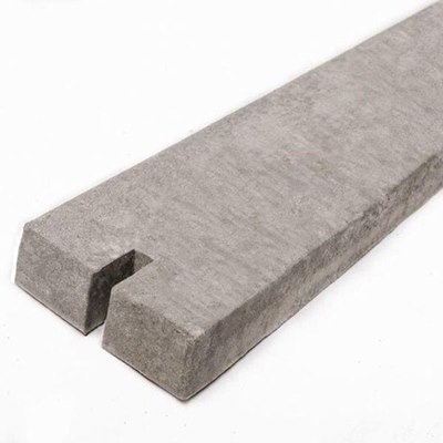 1.8m  x 300mm Morticed Concrete Gravel Boards - [6ft x 6"]