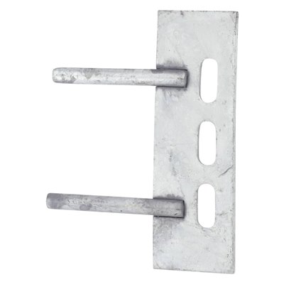 Concrete 2 Pin Gravel Board Clip For Morticed Posts 