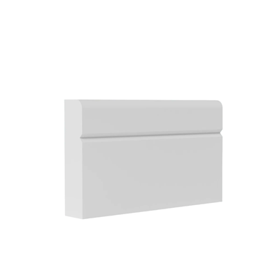 18mm x 69mm MR Pencil Round and V Grooved Primed Architrave 4.4m long