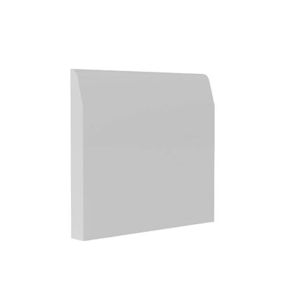 18mm x 144mm Chamfered & Round MR Primed Skirting 4.4m long