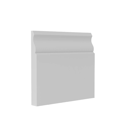 18mm x 144mm Ogee MR Primed Skirting 4.4m long