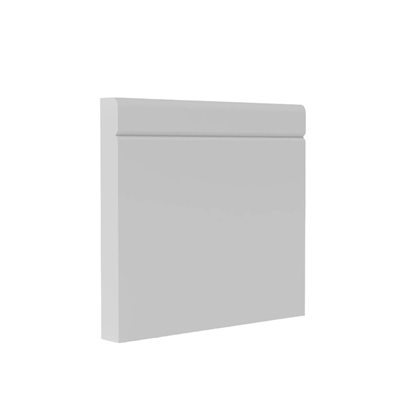 18mm x 169mm Pencil Round and Grooved MR Primed Skirting 4.4m long