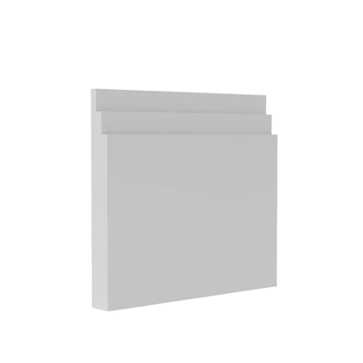 18mm x 169mm Stepped MR Primed Skirting 4.4m long