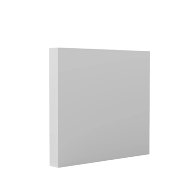 18mm x 169mm Square Edge  MR Primed Skirting 4.4m long