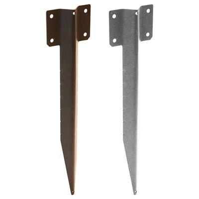 PERRY NO.4715 SINGLE SLEEPER STRAIGHT SUPPORT SPIKE GALV 440MM
