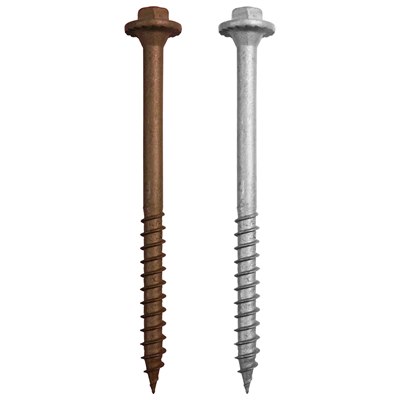 PERRY NP.4729 SLEEPER SCREWS HEX HEAD SILVER 63MM - TUB 150