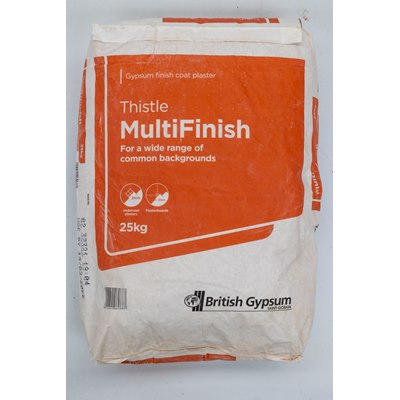 British Gypsum Thistle Multi Finish Plaster 25kg