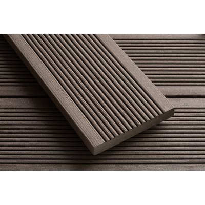 Smartboard Composite Solid Decking 3.6m x 20mm x 138mm Chocolate Brown