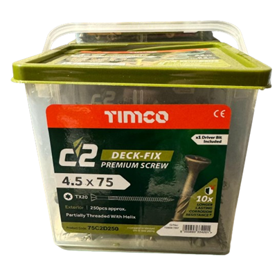 4.5 x 75mm Advanced Decking Screws  