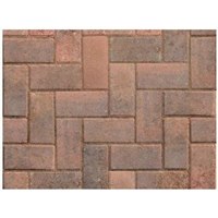 BRADBRINDLE Bradstone Brindle Block Paving 200mm x 100mm x 50mm [ 9.76 m2 per pack ]