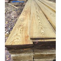 GR15036 (2 ex) 22 x 150mm x 3.6m Pressure Treated Green Feather Edge
