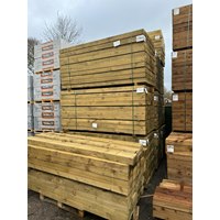 BS125250 125 x 250 x 2.4m Pressure Treated Green Softwood Sleeper G03988